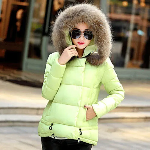 Women's Winter Warm Hooded Down Parka