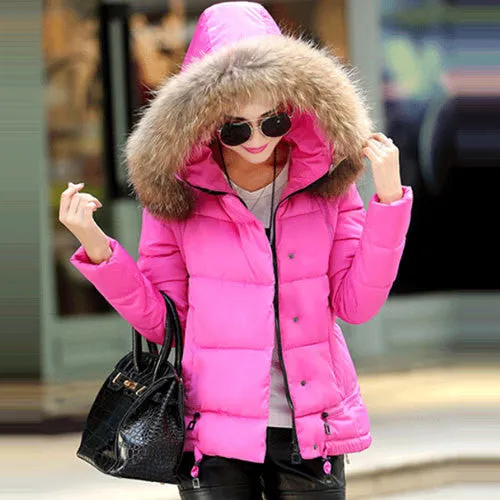 Women's Winter Warm Hooded Down Parka