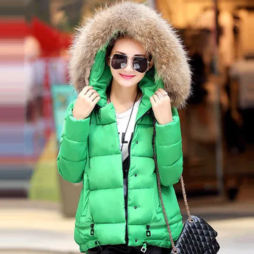 Women's Winter Warm Hooded Down Parka